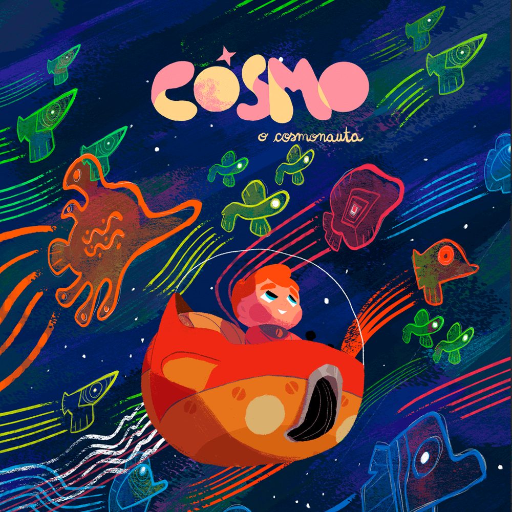 Arte de Cosmo, o Cosmonauta